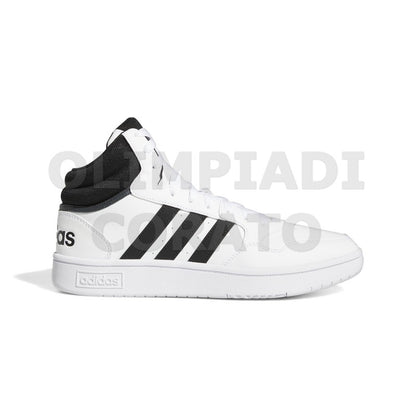 ADIDAS HOOPS 3.0 MID BIANCO NERO