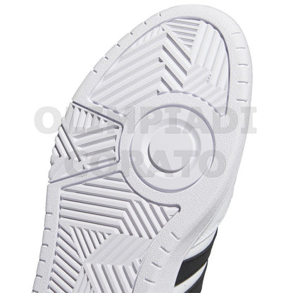 ADIDAS HOOPS 3.0 MID BIANCO NERO