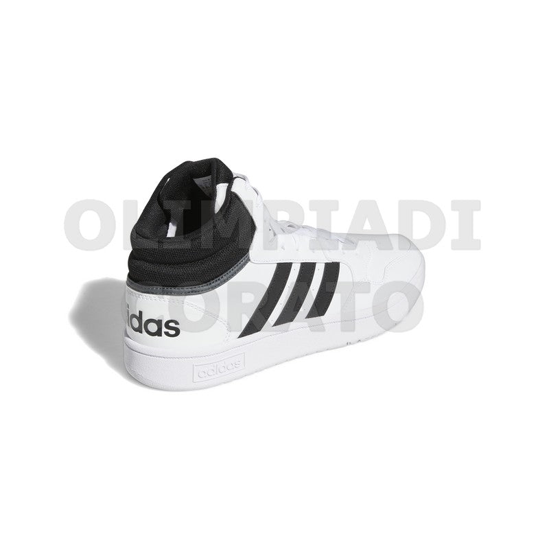 ADIDAS HOOPS 3.0 MID BIANCO NERO