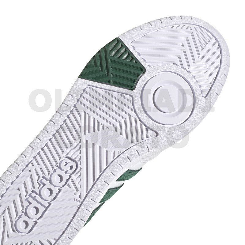 ADIDAS HOOPS 3.0 MID BIANCO VERDE
