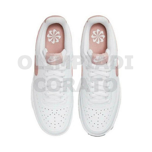 W NIKE COURT VISION LO BE BIANCOROSA