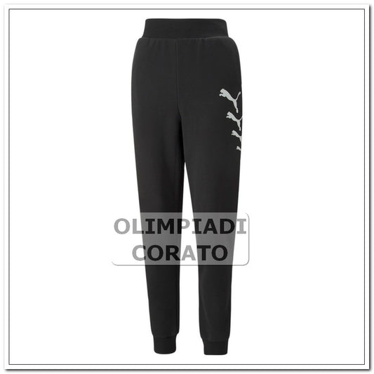 PANTALONE ESS METALLICS SPARKLE PUMA NERO W