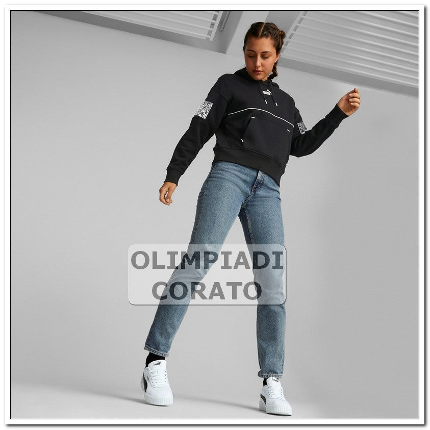 FELPA CAPPUCCIO  SAFARI PUMA NERO