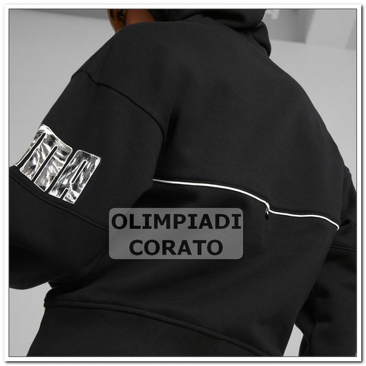 FELPA CAPPUCCIO  SAFARI PUMA NERO