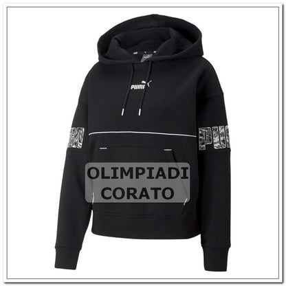 FELPA CAPPUCCIO  SAFARI PUMA NERO