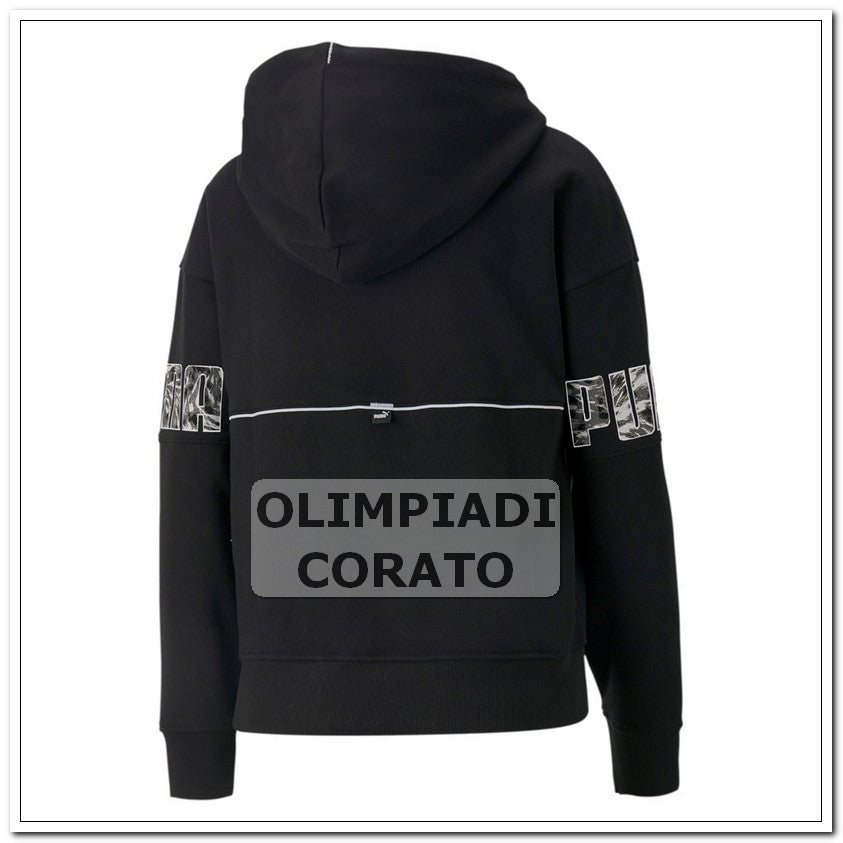 FELPA CAPPUCCIO  SAFARI PUMA NERO