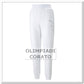 PANTALONE ESS METALLICS SPARKLE PUMA BIANCO FELPA