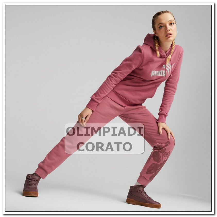FELPA CAPPUCCIO METALLICS SPARKLE GRAPHIC