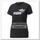 T SHIRT PUMA ESS  METALLICS SPARKLE NERO COTONE