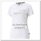 T SHIRT PUMA ESS+ METALLICS SPARKLE BIANCO COTONE