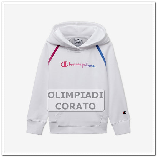 FELPA CAPPUCCIO CHAMPION JR BIANCO G