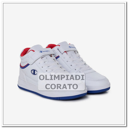 MID REBOUND VINTAGE MID B GS CHAMPION STIVALETTO BIANCO JR