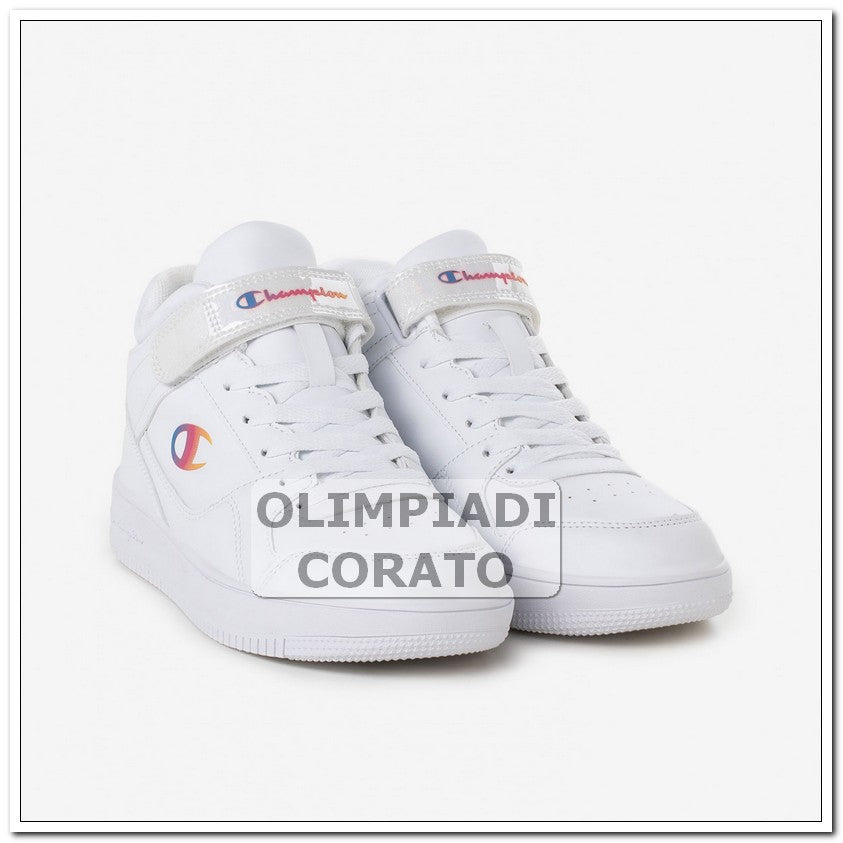 REBOUND VINTAGE MID G PS CHAMPION STIVALETTO BIANCO JR G
