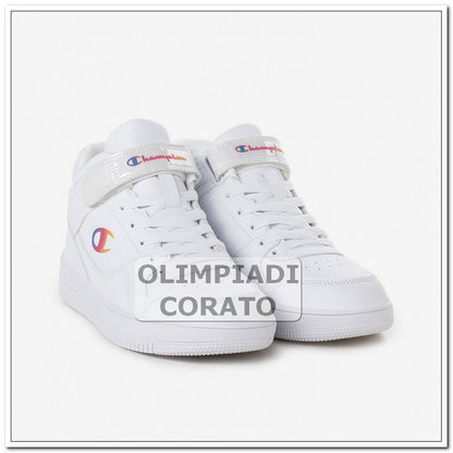 REBOUND VINTAGE MID G PS CHAMPION STIVALETTO BIANCO JR G