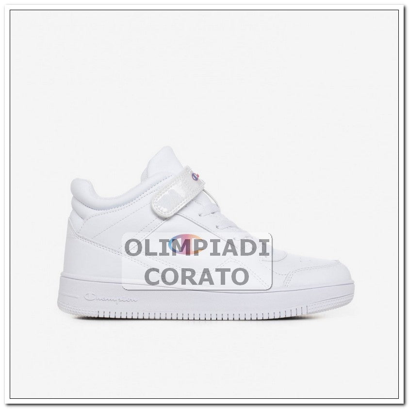 REBOUND VINTAGE MID G PS CHAMPION STIVALETTO BIANCO JR G
