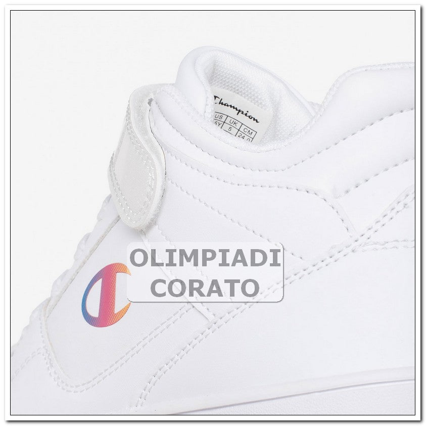 REBOUND VINTAGE MID G PS CHAMPION STIVALETTO BIANCO JR G