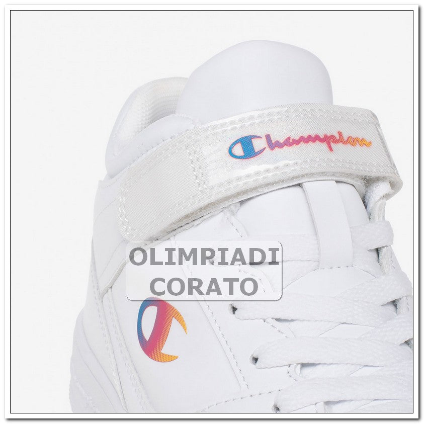 REBOUND VINTAGE MID G PS CHAMPION STIVALETTO BIANCO JR G