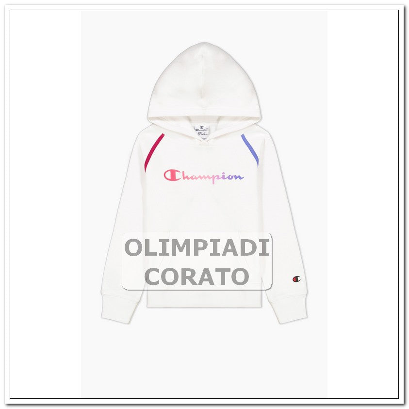 FELPA CAPPUCCIO CHAMPION JR BIANCO G