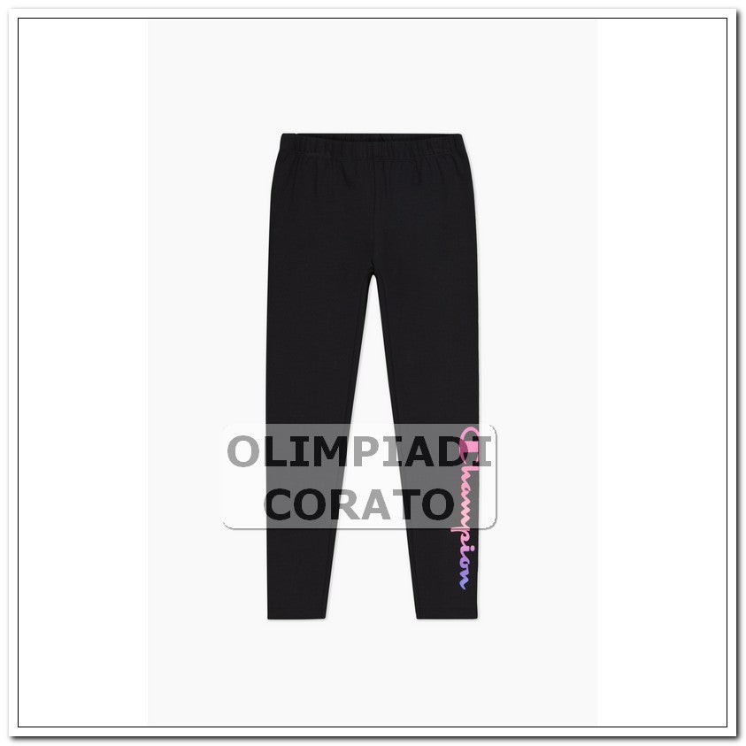 PANTALONE LEGGINGS CHAMPION NERO GIRL JUNIOR