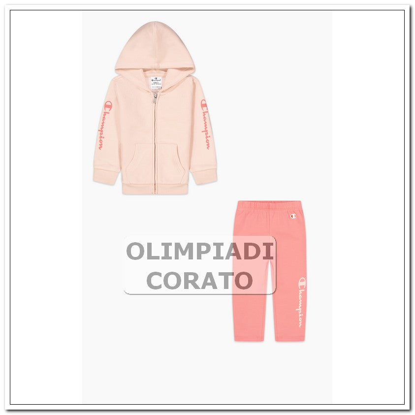 TUTINA INFANT CHAMPION GIRL ROSA ZIP CAPPUCCIO