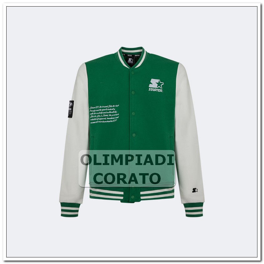 VARSITY JACKET STARTER VERDE