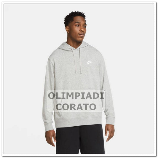 FELPA CON CAPPUCCIO FRENCH TERRY NIKE GRIGIO