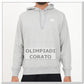 FELPA CON CAPPUCCIO FRENCH TERRY NIKE GRIGIO