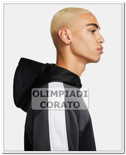 FELPA CON CAPPUCCIO NIKE THERMA-FIT NERO