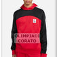 FELPA CON CAPPUCCIO NIKE THERMA-FIT ROSSO