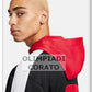 FELPA CON CAPPUCCIO NIKE THERMA-FIT ROSSO