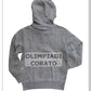 FELPA CON CAPPUCCIO ZIP JUNIOR CHAMPION GRIGIO