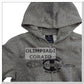 FELPA CON CAPPUCCIO ZIP JUNIOR CHAMPION GRIGIO