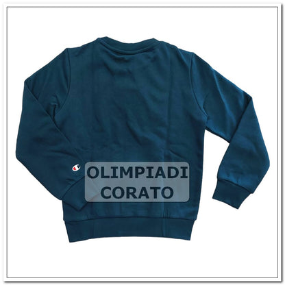 FELPA CREW GIRO JUNIOR CHAMPION VERDE