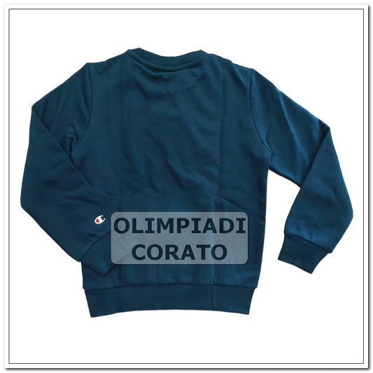 FELPA CREW GIRO JUNIOR CHAMPION VERDE