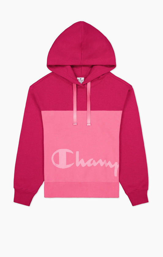 FELPA CAPPUCCIO CHAMPION FUXIA W