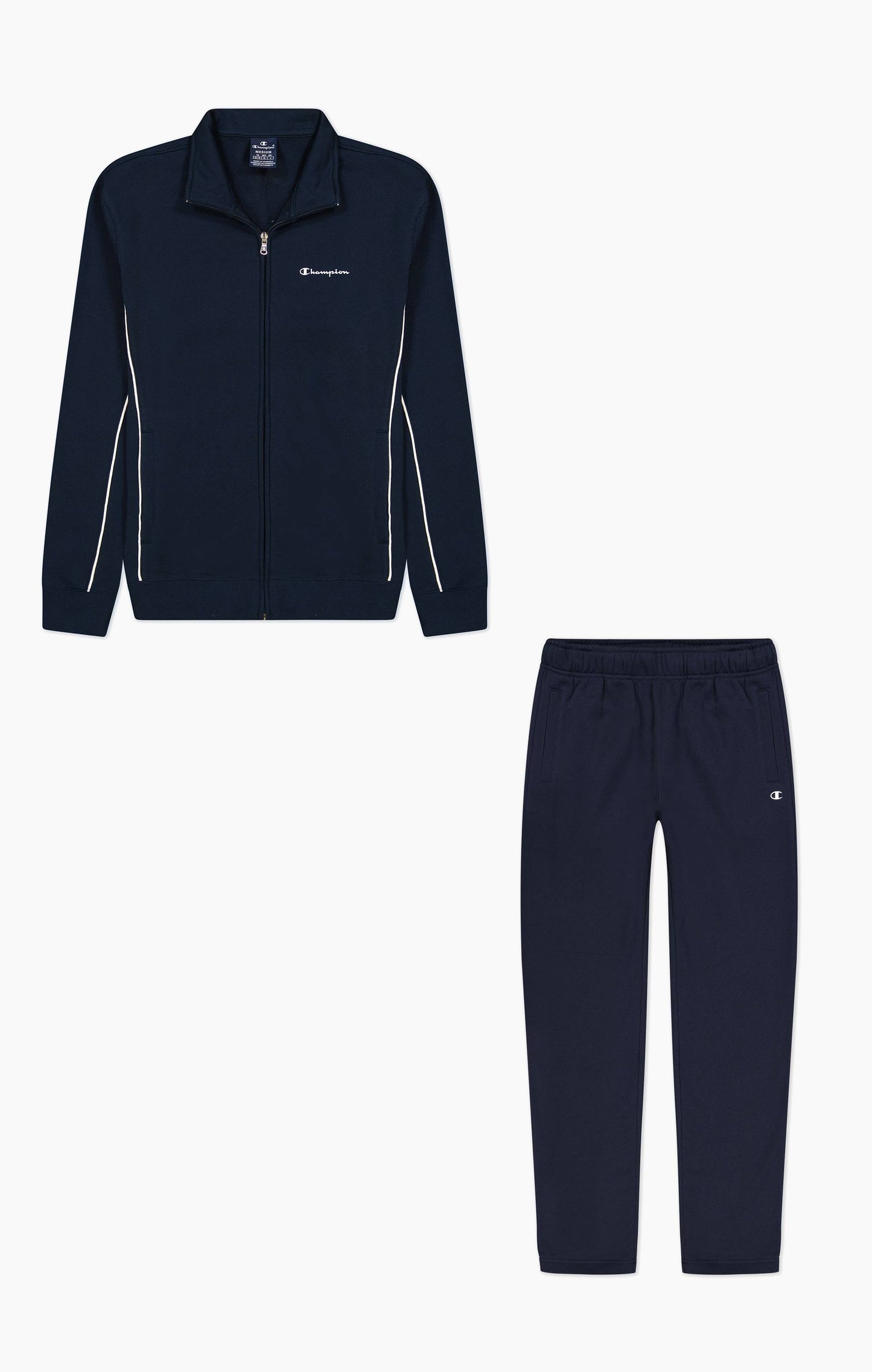 TUTA ZIP CHAMPION BLU