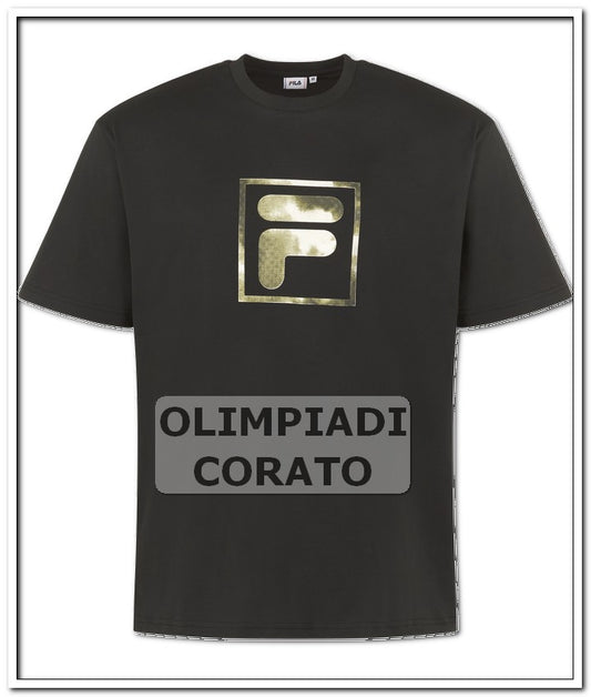 T SHIRT MANICA CORTA FILA NERO CAMO