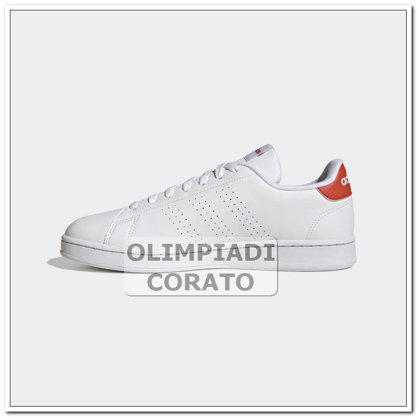 ADVANTAGE ADIDAS BIANCO  ROSSO