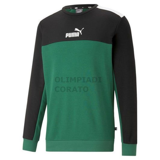 ESS+ BLOCK CREW TR PUMA FELPA GIROCOLLO