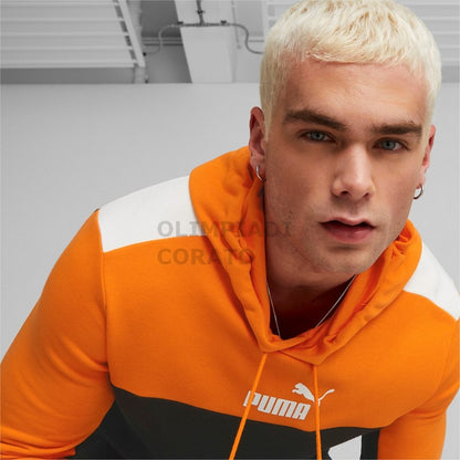 FELPA CAPPUCCIO ?ESS+ Block Hoodie TR PUMA