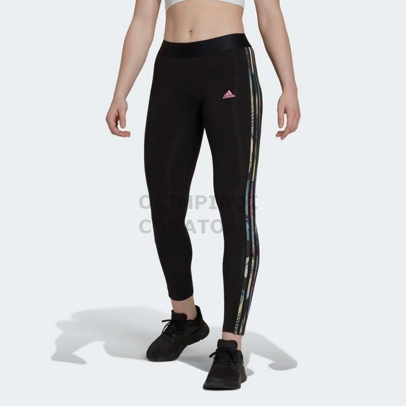 W 3S LEGGING BLACK/BLIPNK ADIDAS