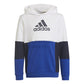 FELPA CAPPUCCIO HOODIE WHITE//ROYBLU ADIDAS HG6826