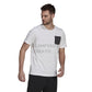 TEE WHITE/BLACK ADIDAS