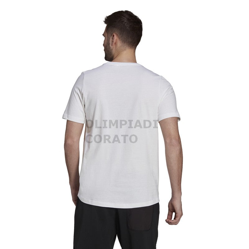 TEE WHITE/BLACK ADIDAS