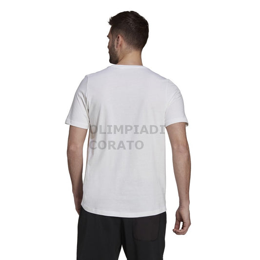 TEE WHITE/BLACK ADIDAS