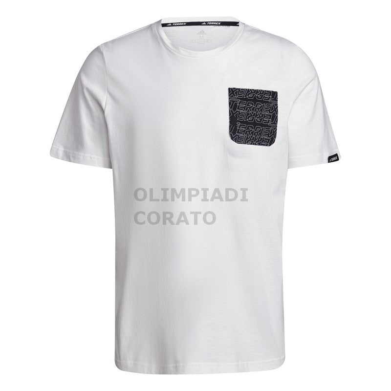TEE WHITE/BLACK ADIDAS
