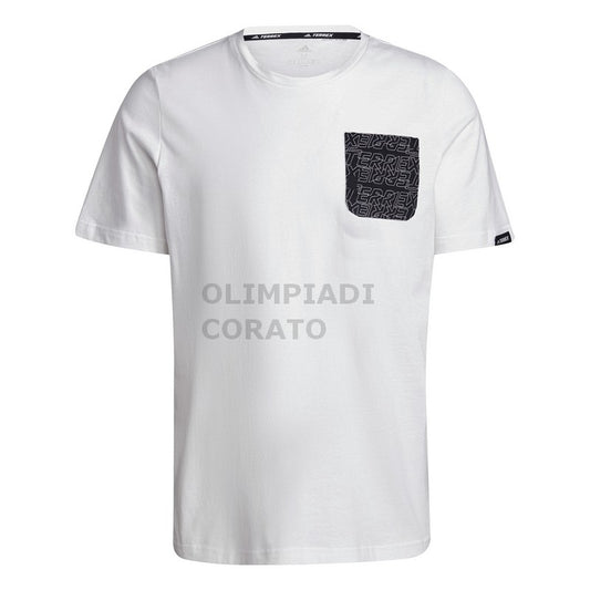 TEE WHITE/BLACK ADIDAS