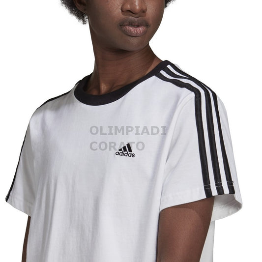 T-SHIRT WHITE/BLACK ADIDAS