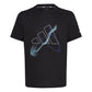TEE T-SHIRT JUNIOR BLACK/WHITE ADIDAS