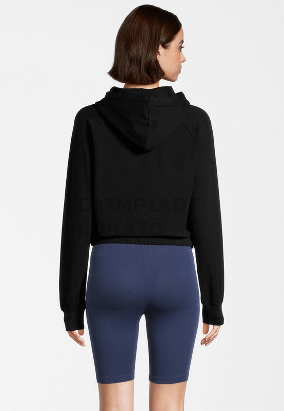 BAALBERGE FELPA CROPPED HOODY FILA